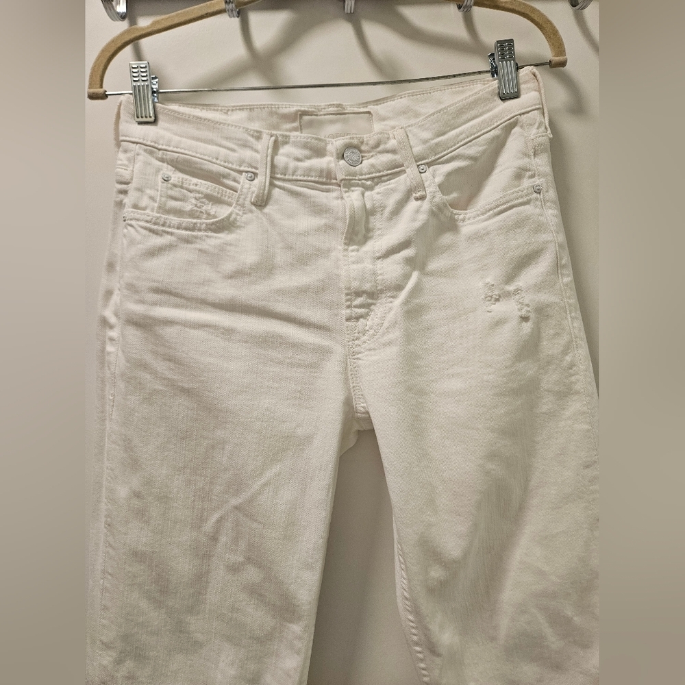 Mother Superior The Dutchie Ankle Jaw Distressed Jeans Size 26 - Picture 5 of 16